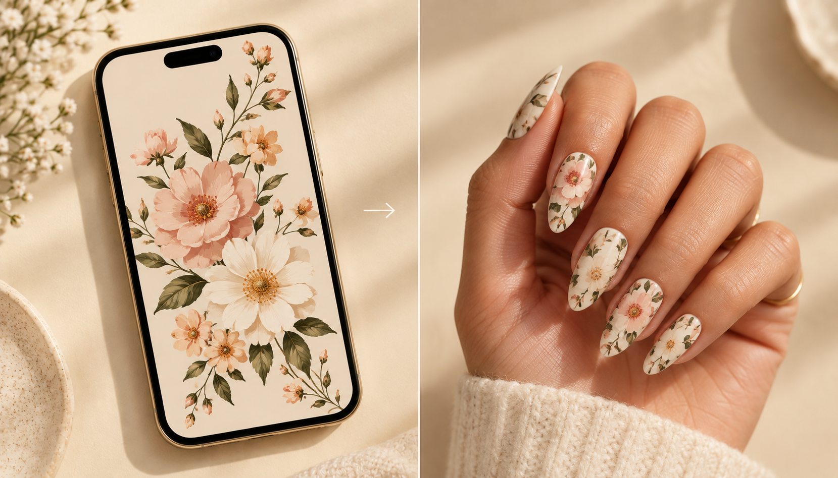 Custom nail design showcase